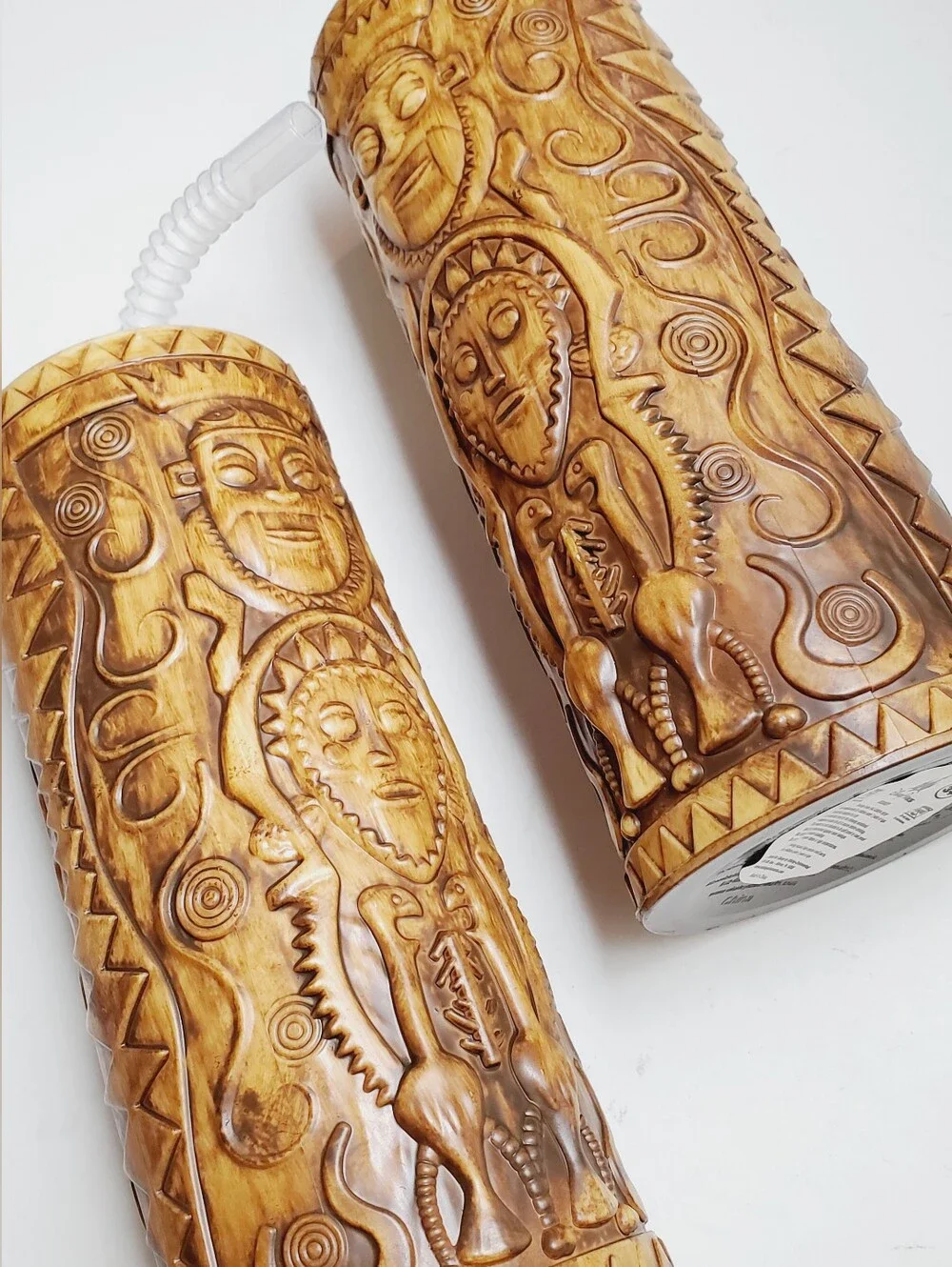 Disney Parks Trader Sam's Plastic Enchanted Tiki Dole Whip Tumbler Sipper Cups